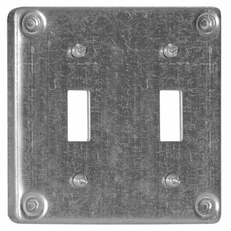 HUBBELL CANADA Cover Surface 2-Switch 4in 8367BAR